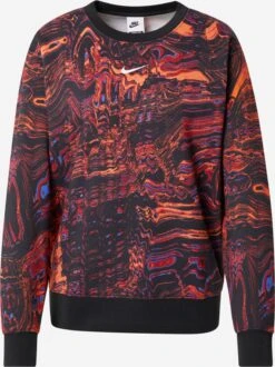 Nike Sportswear Sweatshirts Sweatshirt Dames Neonoranje / Zwart