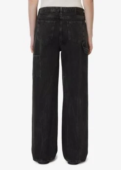 Marc O'Polo DENIM Boyfriend Loosefit Cargojeans Dames Zwart -Dameskleding Verkoop Winkel 04caf413085dc8f28266c2fd88a8c34a