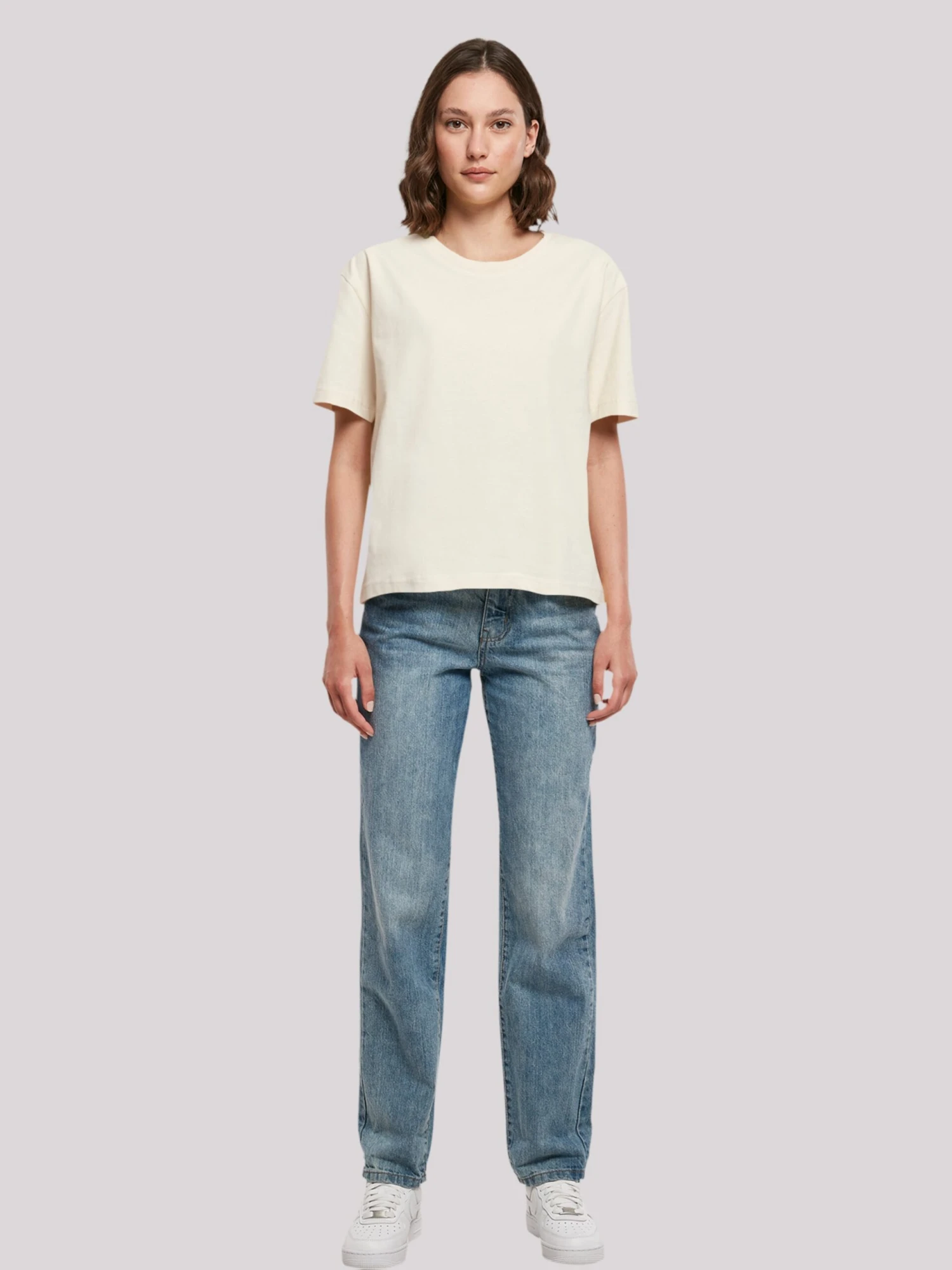 F4NT4STIC T-shirts Shirt Blóm Blumenstrauss Dames Sand 7 F4NT4STIC T-shirts Shirt Blóm Blumenstrauss Dames Sand - Afbeelding 5