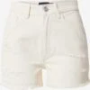 Pieces Denim Shorts Regular Jeans Kavay Dames Offwhite -Dameskleding Verkoop Winkel 05067682d40a593b11692669a3739dad