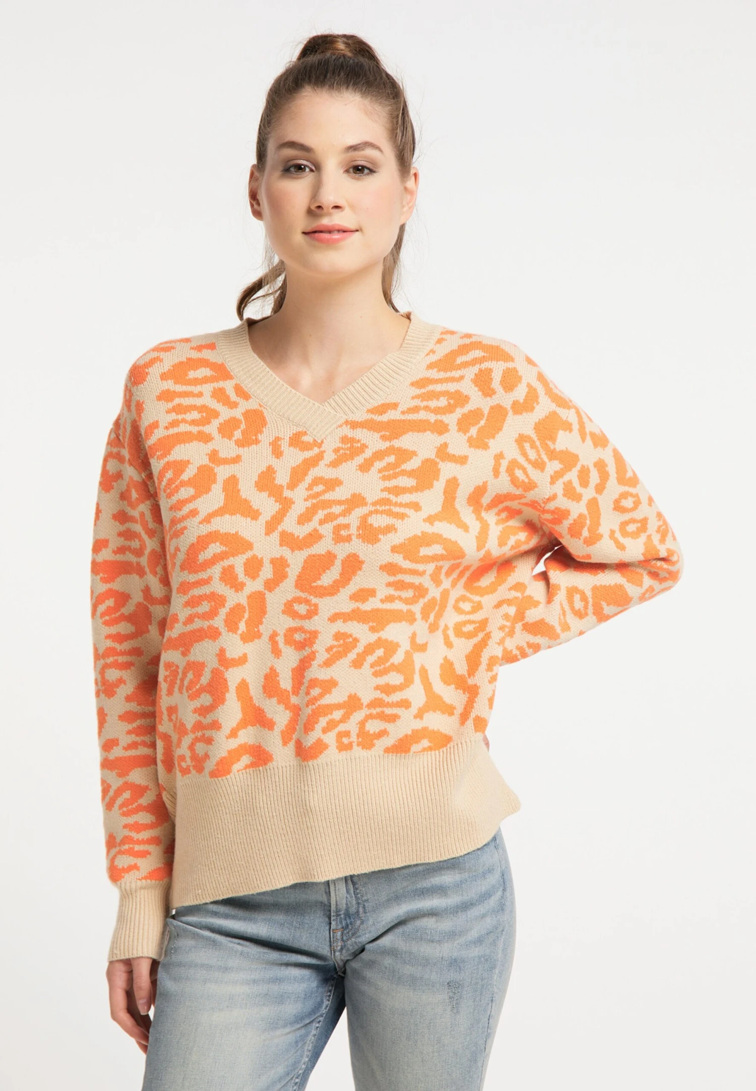 MyMO Oversized Truien Oversized Trui Dames Beige 4 MyMO Oversized Truien Oversized Trui Dames Beige - Afbeelding 2