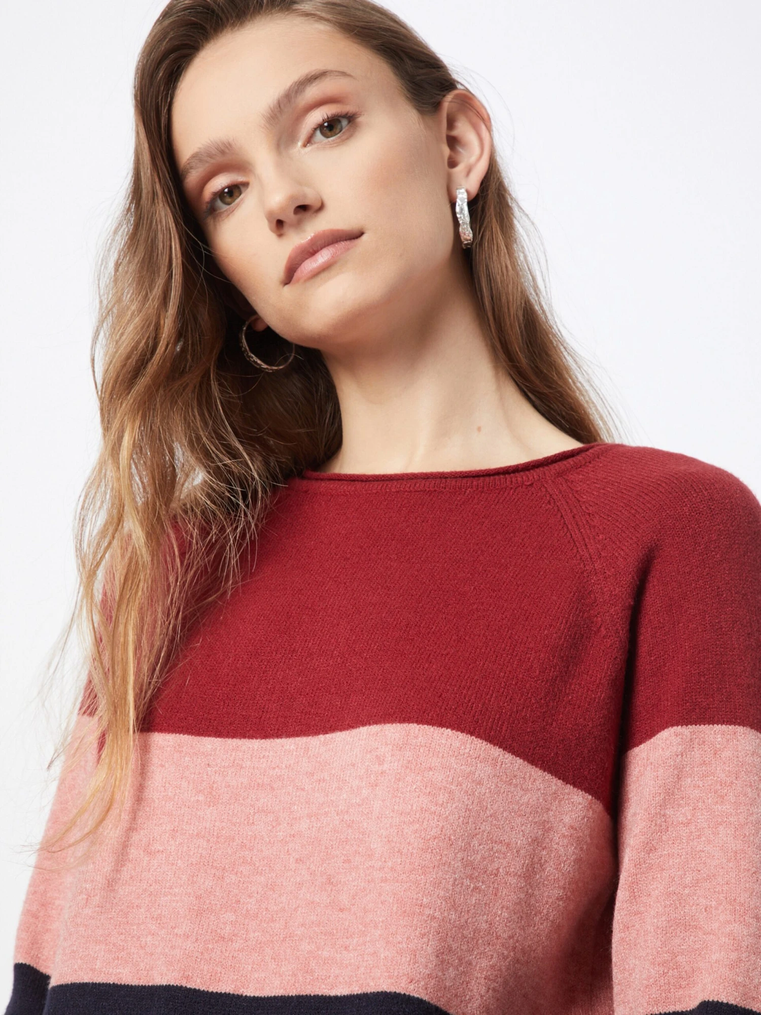 ONLY Gebreide Jurken Gebreide Jurk Dames Wijnrood 4 ONLY Gebreide Jurken Gebreide Jurk Dames Wijnrood - Afbeelding 2