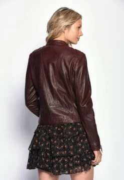 Maze Leren Jassen Tussenjas Lindsay Dames Kersrood -Dameskleding Verkoop Winkel 069f3ffaecbaf03854b2beb24bf5c800