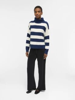 Object Coltruien Trui Minna Dames Navy -Dameskleding Verkoop Winkel 07c13850d8655cfb589e0609f5f58433