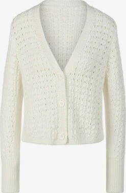 Vesten Gebreid Vest Dames Ecru