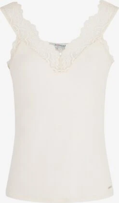 MORGAN Kanten Tops Top DNINO Dames Ivoor