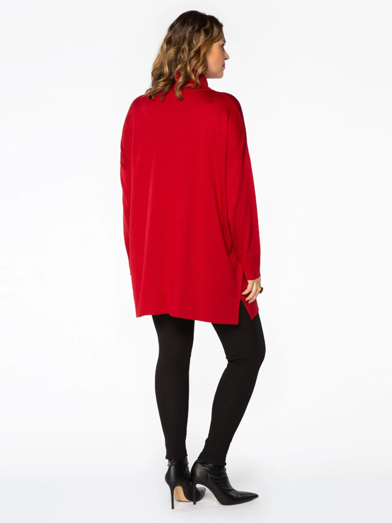 Coltruien Trui COSY Dames Rood 5 Coltruien Trui COSY Dames Rood - Afbeelding 3