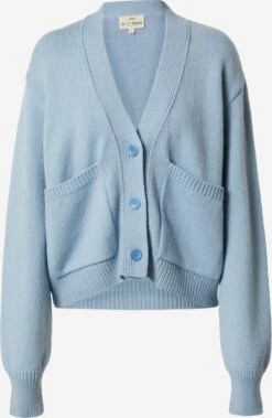 Vesten Gebreid Vest Abby Dames Lichtblauw