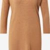 Vero Moda Gebreide Jurken Gebreide Jurk Glory Vipe Aura Dames Lichtbruin