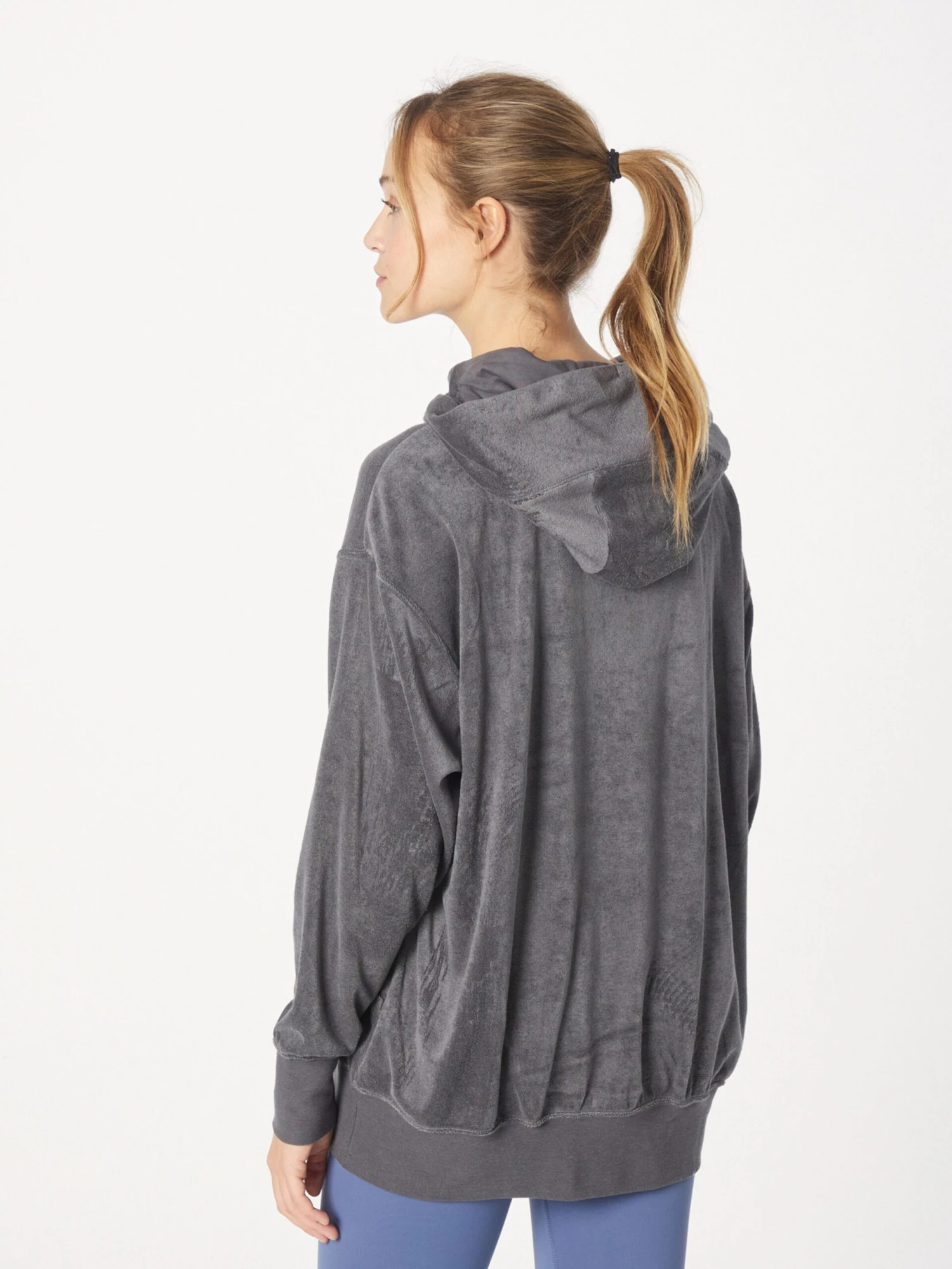 Nike Sportswear Hoodies Sweatshirt Dames Antraciet / Donkergrijs 6 Nike Sportswear Hoodies Sweatshirt Dames Antraciet / Donkergrijs - Afbeelding 4