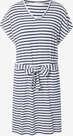 ESPRIT Strandjurkjes Strandjurk Dames Blauw / Wit