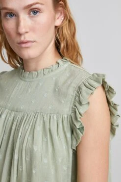 B.young Blouse Tops Blouse BYFELICE Dames Groen / Lichtgroen -Dameskleding Verkoop Winkel 0c87455d0f944dd8213f44ec725f01c9