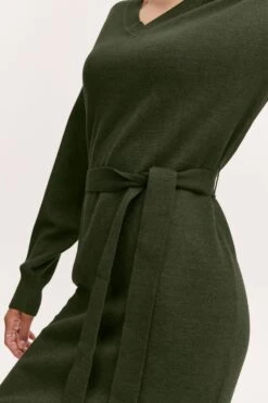 B.young Gebreide Jurken Gebreide Jurk NONINA Dames Donkergroen -Dameskleding Verkoop Winkel 0d5a7ec82232f2d8834ca7bfc3518d18