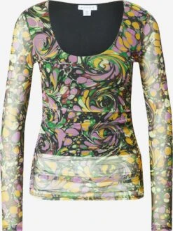 WAREHOUSE Longsleeves Shirt Jemma Lewis Dames Zwart