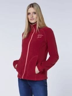 Outdoor Jassen Fleece Jas Dames Karmijnrood -Dameskleding Verkoop Winkel 0f09d14fab8db57022f184e00db22f41