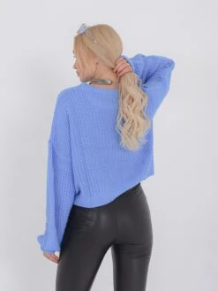 Oversized Truien Oversized Trui Senta Dames Blauw -Dameskleding Verkoop Winkel 0f5d2369ceb00b992ffb565a7bfa0f59