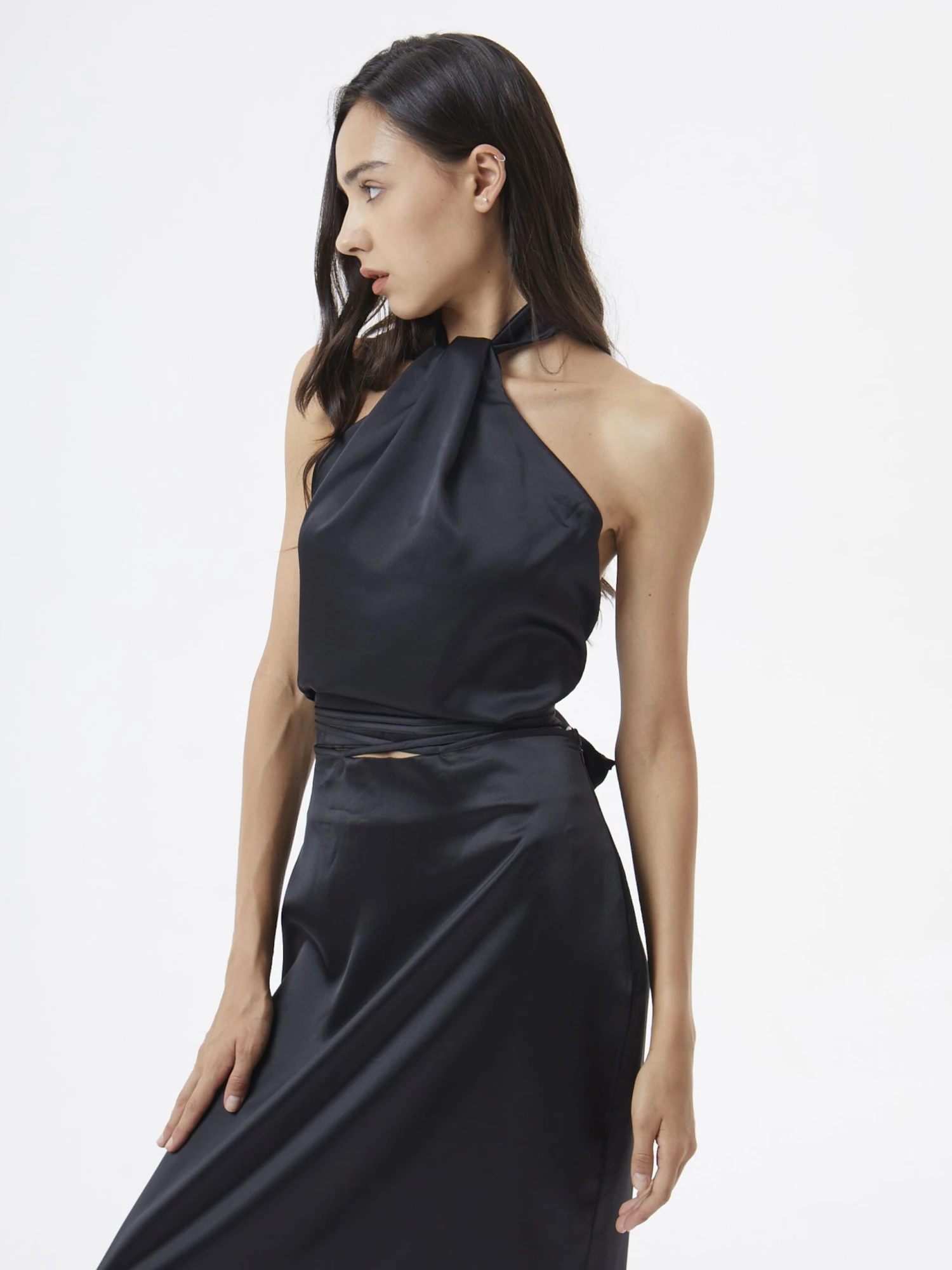 Crop Tops Top Putitonme Dames Zwart 4 Crop Tops Top Putitonme Dames Zwart - Afbeelding 2