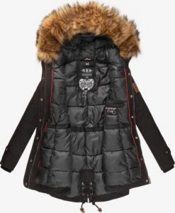 Marikoo Parkas Winterparka La Viva Dames Zwart -Dameskleding Verkoop Winkel 11c18e9d6da2647f421d4a355f8c5fdf