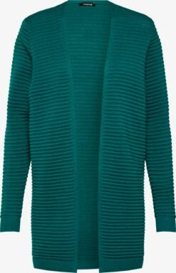 MORE&MORE Vesten Gebreid Vest Dames Smaragd