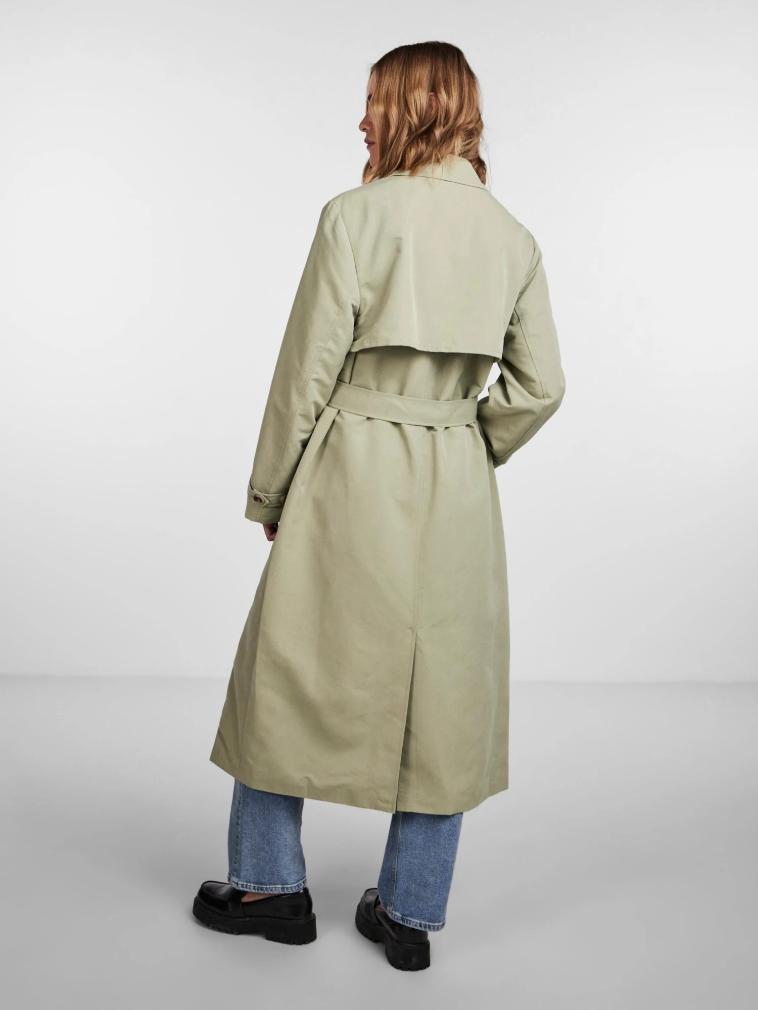 Pieces Trenchcoats Tussenmantel Taya Dames Grijs 5 Pieces Trenchcoats Tussenmantel Taya Dames Grijs - Afbeelding 3