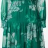 Karen Millen Midi Jurken Jurk Dames Groen -Dameskleding Verkoop Winkel 14e6dc7820fa69124a16a76ee9d550ee