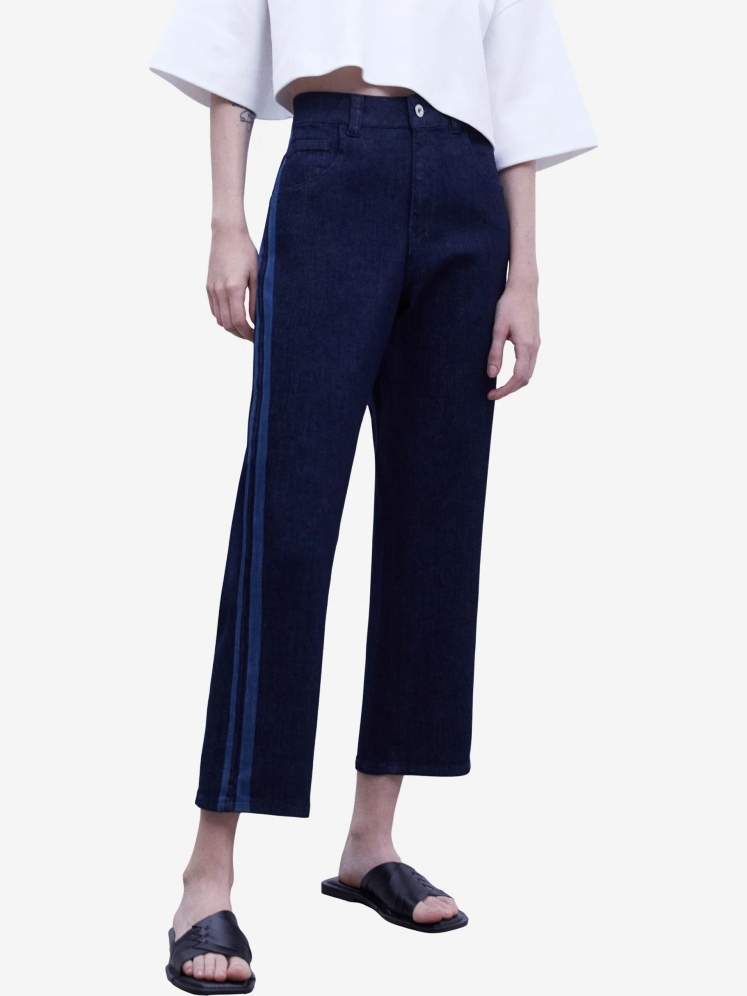 ADOLFO DOMINGUEZ Straight Regular Jeans Dames Blauw 5 ADOLFO DOMINGUEZ Straight Regular Jeans Dames Blauw - Afbeelding 3