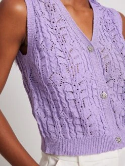 NA-KD Fijngebreide Truien Trui Dames Lila -Dameskleding Verkoop Winkel 164bc67fdc2377f3859eaf5c526fec17