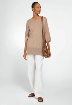 Lange Truien Trui Dames Lichtbruin -Dameskleding Verkoop Winkel 167dc6ccd4bbf1c9aa40181795fce54f