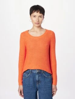 ONLY Basic Truien Trui Geena Dames Mandarijn 9 ONLY Basic Truien Trui Geena Dames Mandarijn -Dameskleding Verkoop Winkel 17347897da1340b9d1a143c89c6b6977