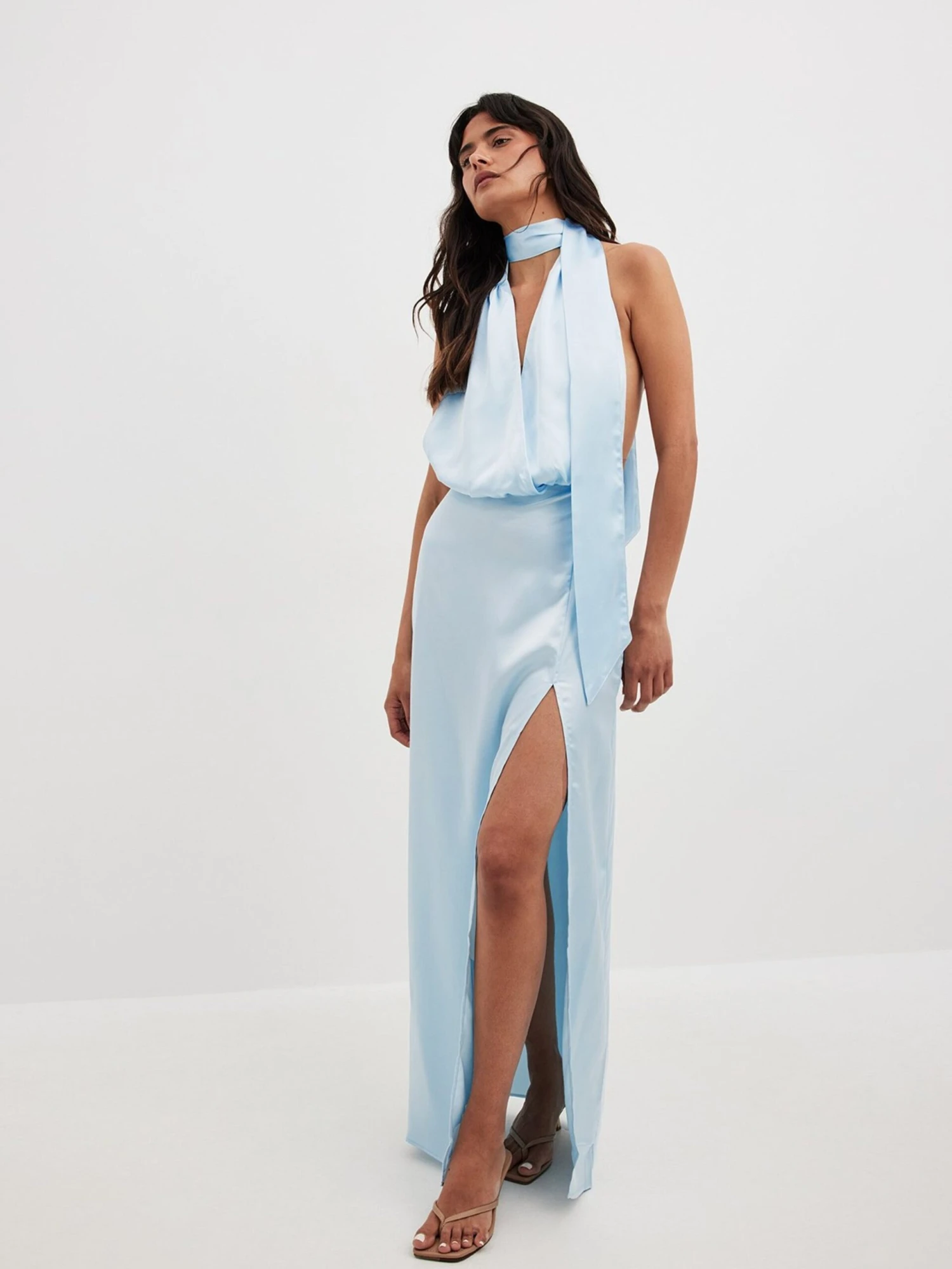 NA-KD Avondjurken Avondjurk Dames Hemelsblauw 3 NA-KD Avondjurken Avondjurk Dames Hemelsblauw