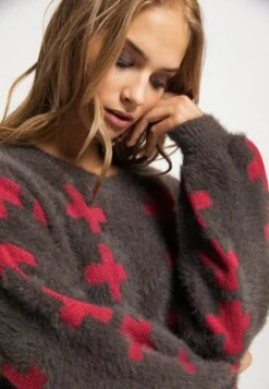 Oversized Truien Oversized Trui Dames Chocoladebruin -Dameskleding Verkoop Winkel 18f31de29a9b4451040cedc56be69942