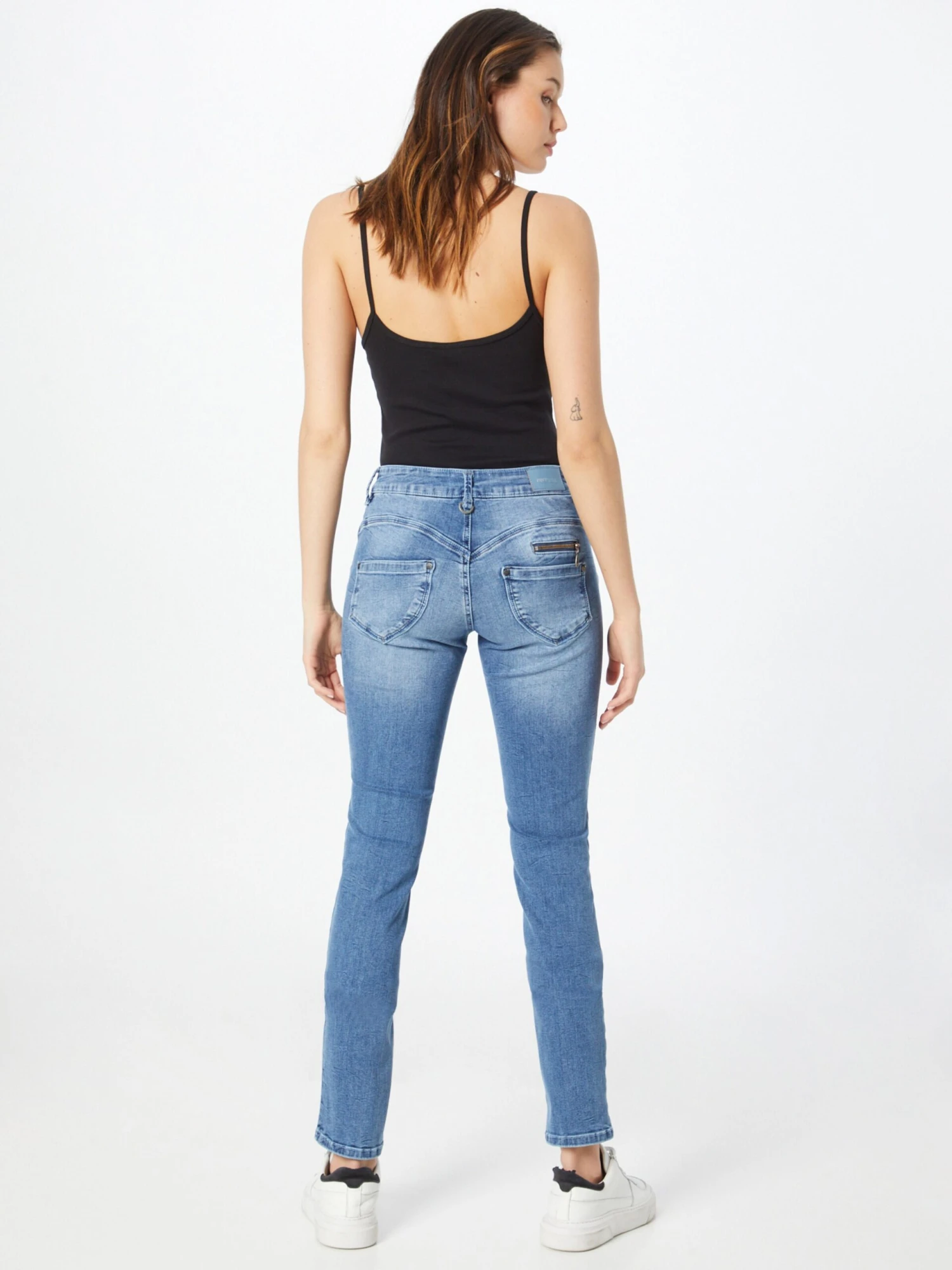 Freeman T. Porter Jeans Slimfit Jeans Alexa Dames Lichtblauw 6 Freeman T. Porter Jeans Slimfit Jeans Alexa Dames Lichtblauw - Afbeelding 4