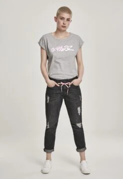 T-shirts Shirt Dames Grijs Gemêleerd -Dameskleding Verkoop Winkel 1a47cae04fc387388bbce9cd87deda65