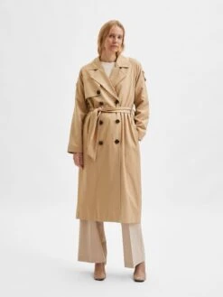 Selected Femme Trenchcoats Tussenmantel New Bren Dames Sand -Dameskleding Verkoop Winkel 1afb5489d9451f09a460fadc7a4c9f8b