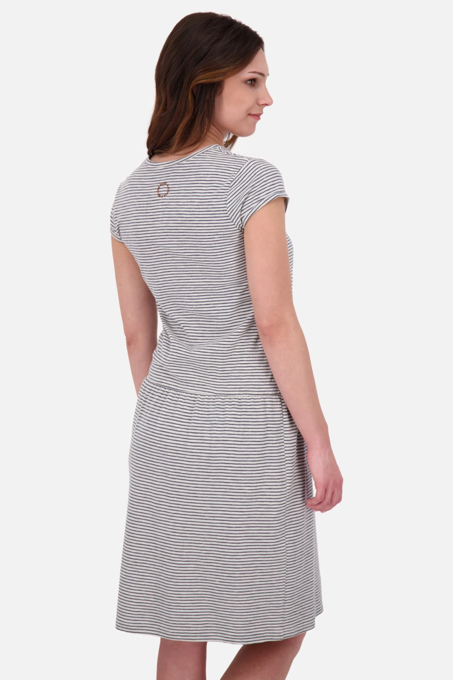 Zomerjurken Zomerjurk ShannaAK Dames Donkerblauw / Wit 6 Zomerjurken Zomerjurk ShannaAK Dames Donkerblauw / Wit - Afbeelding 4