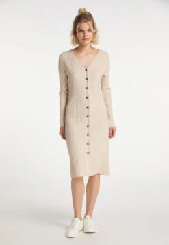 Gebreide Jurken Gebreide Jurk Dames Beige -Dameskleding Verkoop Winkel 1e02bd924a75aae59ca4a3a22f24cdc4