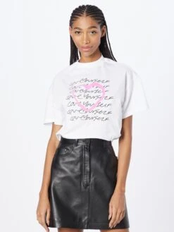 Hugo T-shirts Shirt Dorene Dames Wit -Dameskleding Verkoop Winkel 212a32be8d580819d7caa63942982d15