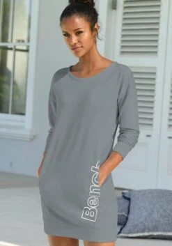 Bench Mini Jurken Jurk Dames Stone Grey -Dameskleding Verkoop Winkel 21b3cbe590128625a2f869f97869df29