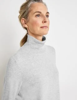 Gerry Weber Coltruien Trui Dames Lichtgrijs -Dameskleding Verkoop Winkel 21d9097d89138e85f957baf8743efe0b