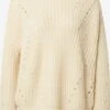 GRACE & MILA Fijngebreide Truien Trui Dustin Dames Beige -Dameskleding Verkoop Winkel 2202269af96a01c27d0a5fa47f498613