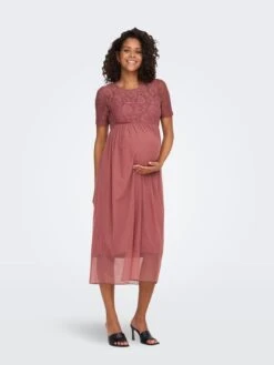 ONLY MATERNITY Midi Jurken Jurk Dames Fuchsia -Dameskleding Verkoop Winkel 2457fe321f07cd727e9360b3167da579