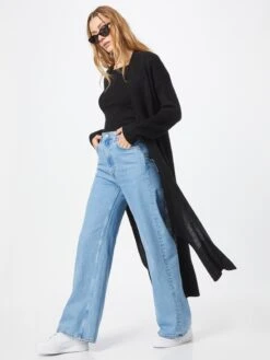 ONLY Lange Vesten Gebreide Mantel Matilda Dames Zwart -Dameskleding Verkoop Winkel 2476c6f11f7f71ca5b1d0303040cb3ea