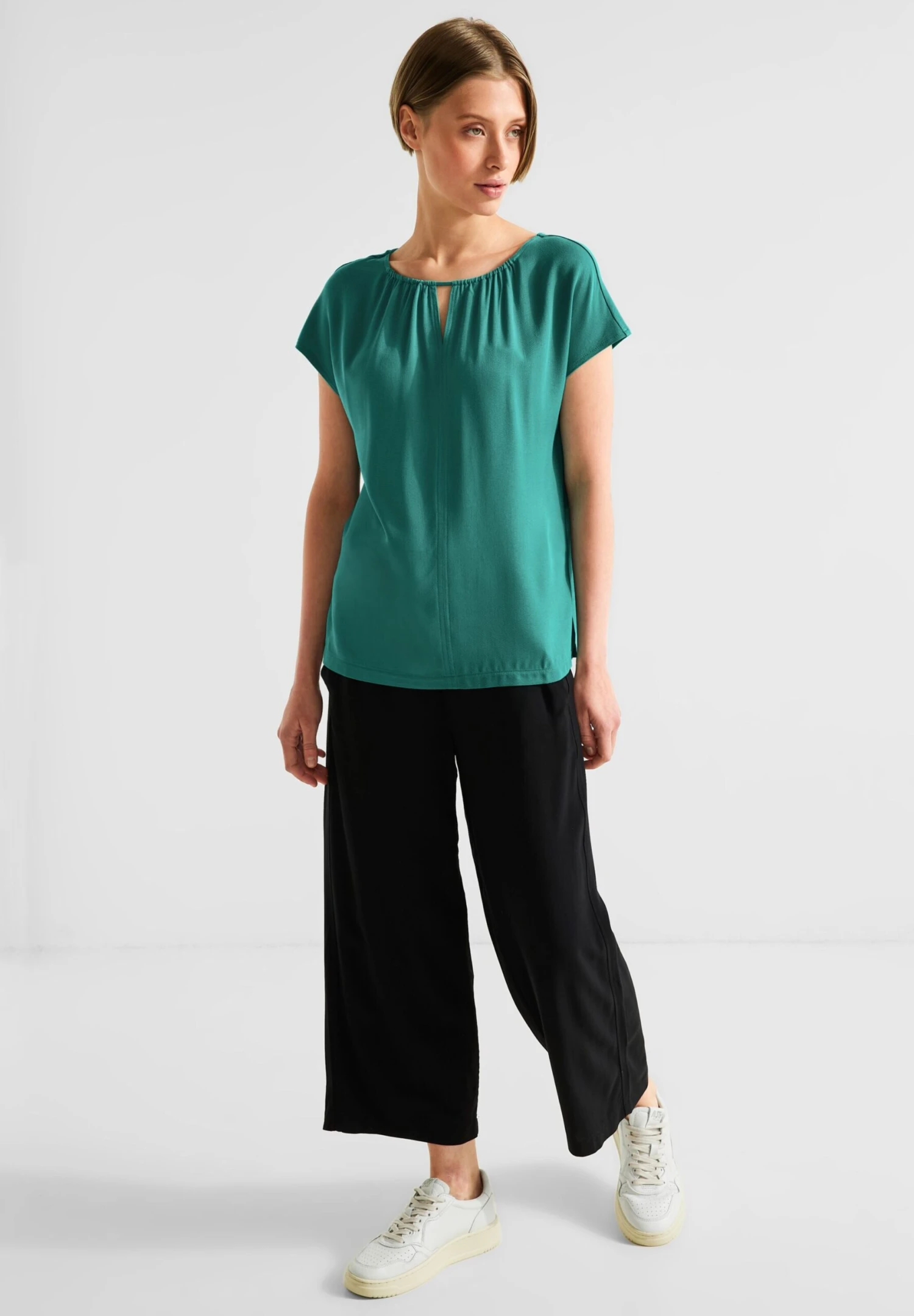 STREET ONE T-shirts Shirt Dames Smaragd 6 STREET ONE T-shirts Shirt Dames Smaragd - Afbeelding 4