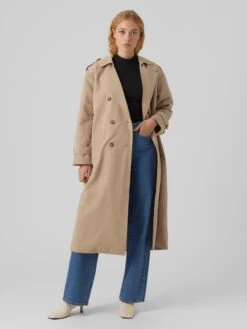 Vero Moda Trenchcoats Tussenmantel Chloe Dames Lichtbruin -Dameskleding Verkoop Winkel 25d27dab1bfecb0afd12a480dc4e8bab