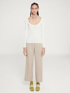 EDITED Longsleeves Shirt Oni Dames Offwhite -Dameskleding Verkoop Winkel 2601b5155f7b9b2fca922177ec6b7437