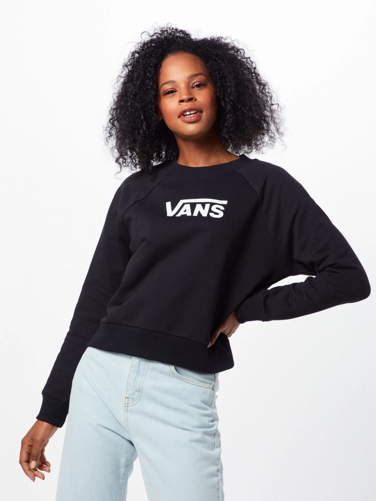 Vans Sweatshirts Sweatshirt FLYING Dames Zwart 5 Vans Sweatshirts Sweatshirt FLYING Dames Zwart - Afbeelding 3