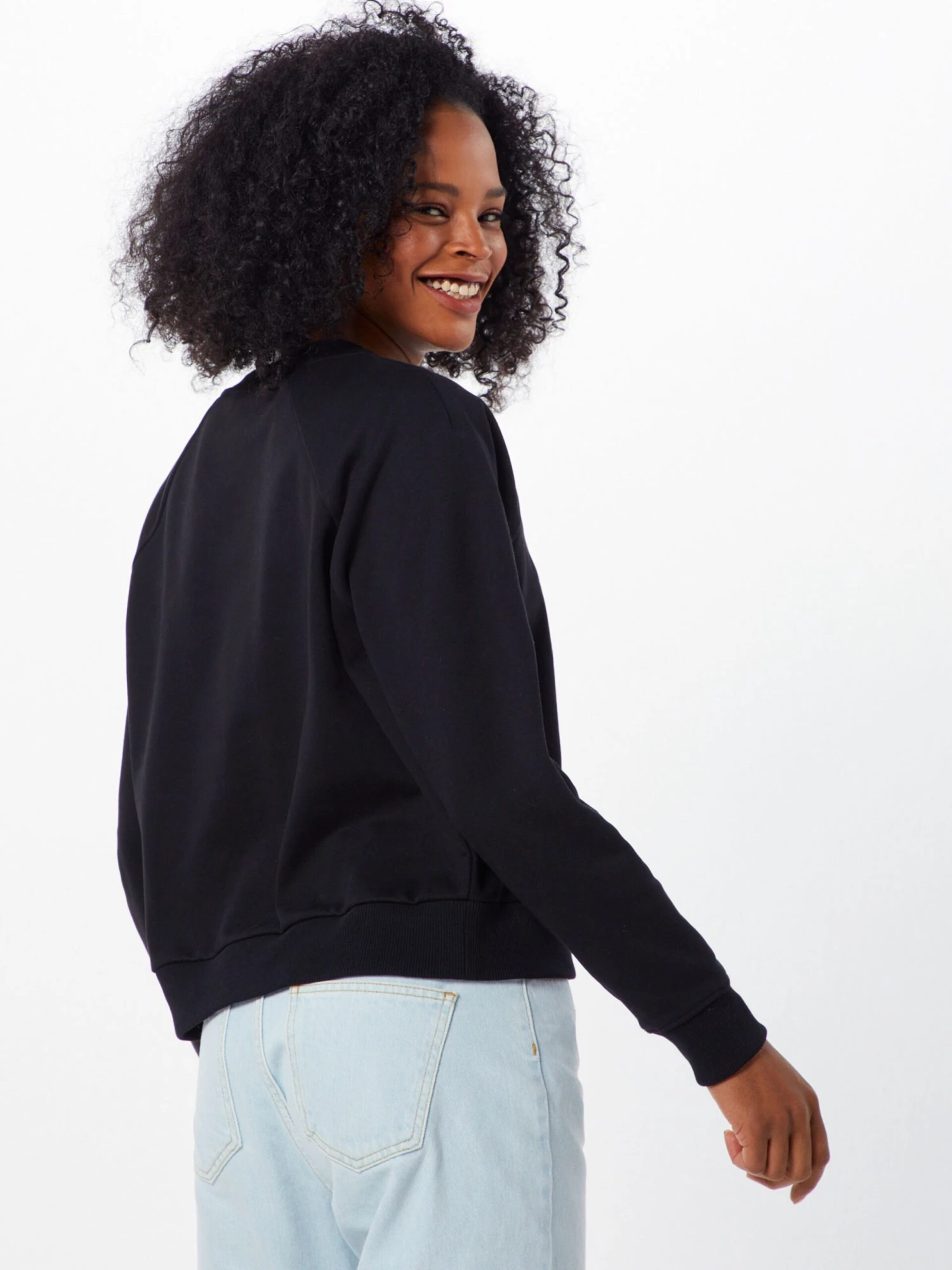 Vans Sweatshirts Sweatshirt FLYING Dames Zwart 6 Vans Sweatshirts Sweatshirt FLYING Dames Zwart - Afbeelding 4