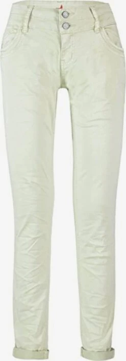 Straight Regular Jeans Dames Lichtgroen