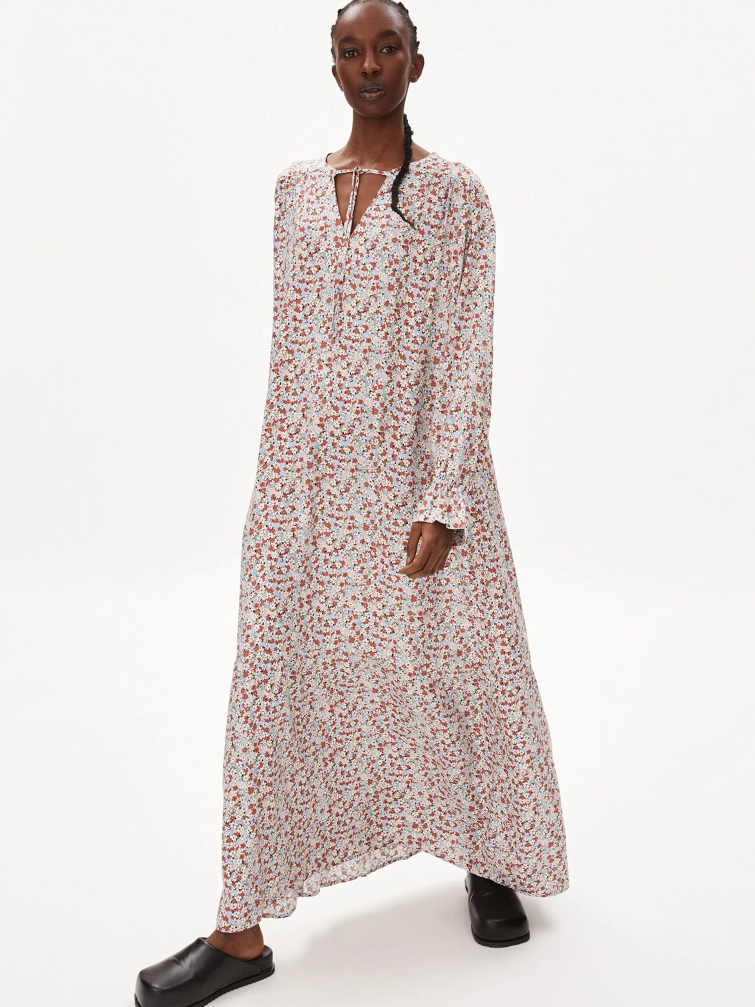 Armedangels Maxi Jurken Jurk Astraa Dames Wit 4 Armedangels Maxi Jurken Jurk Astraa Dames Wit - Afbeelding 2