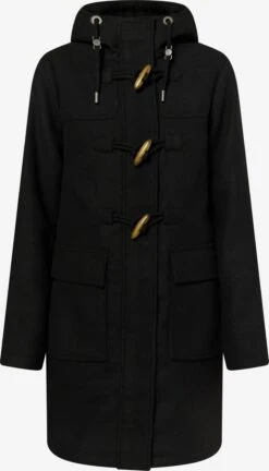 DreiMaster Vintage Duffelcoats Tussenmantel Incus Dames Zwart